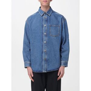 Loewe Jacket Men Gnawed Blue